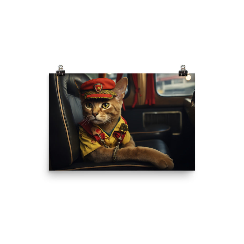 Abyssinian Transit Operator Photo paper poster - PosterfyAI.com