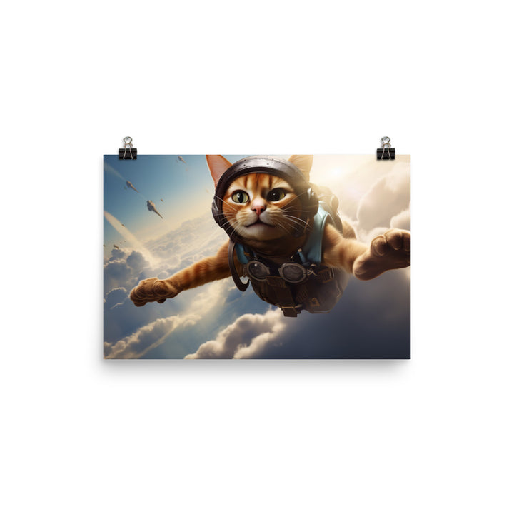 Abyssinian Pilot Photo paper poster - PosterfyAI.com