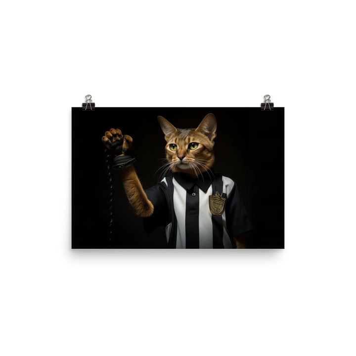 Abyssinian Referee Photo paper poster - PosterfyAI.com