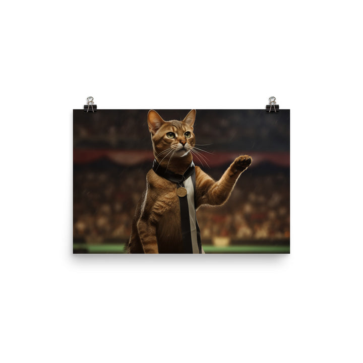 Abyssinian Referee Photo paper poster - PosterfyAI.com