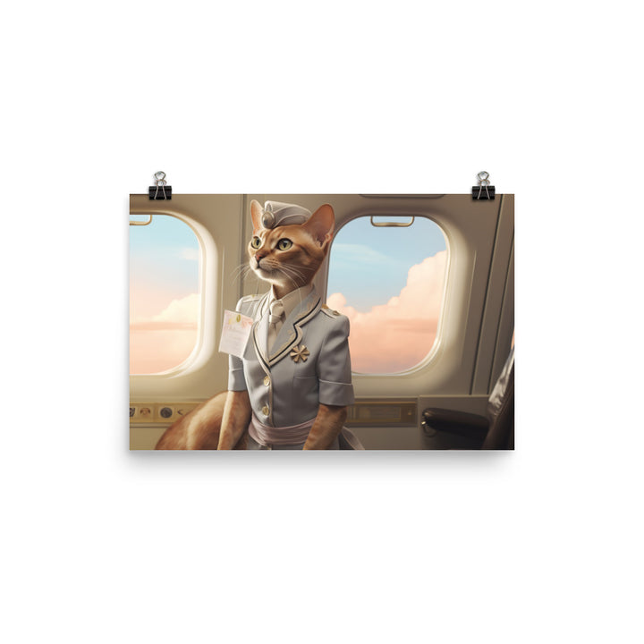 Abyssinian Cabin Crew Photo paper poster - PosterfyAI.com