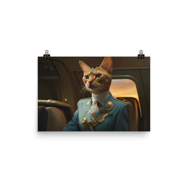 Abyssinian Cabin Crew Photo paper poster - PosterfyAI.com