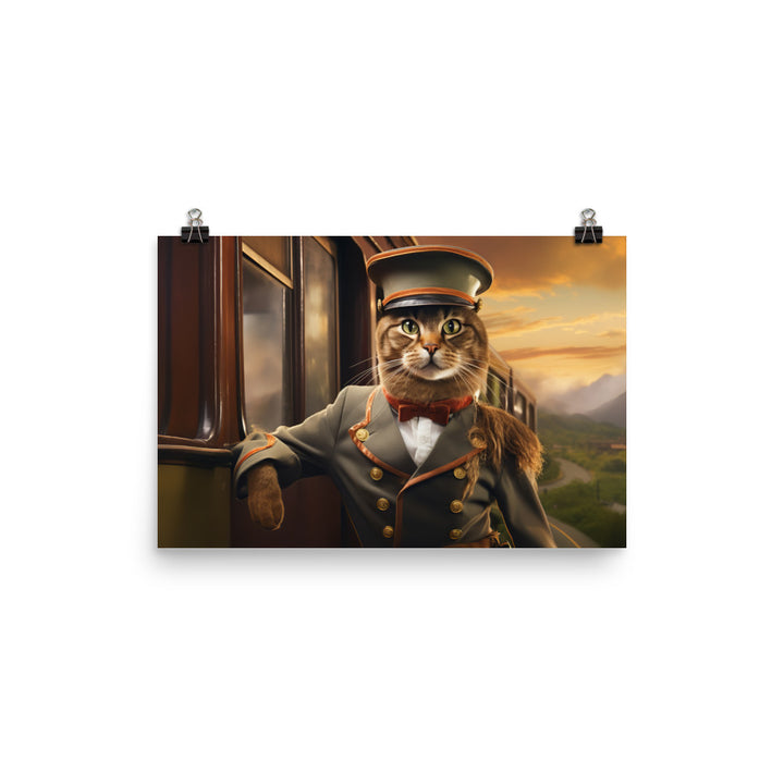 Abyssinian Transit Operator Photo paper poster - PosterfyAI.com