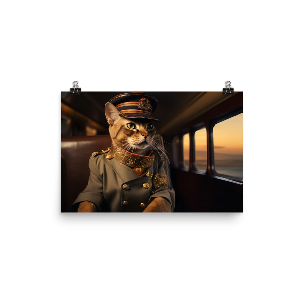 Abyssinian Transit Operator Photo paper poster - PosterfyAI.com