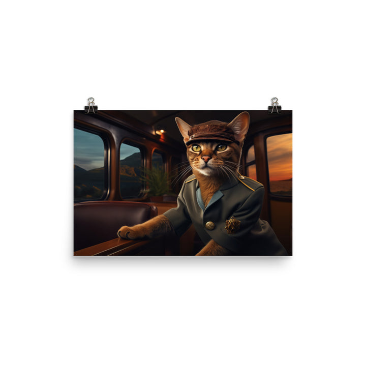 Abyssinian Transit Operator Photo paper poster - PosterfyAI.com