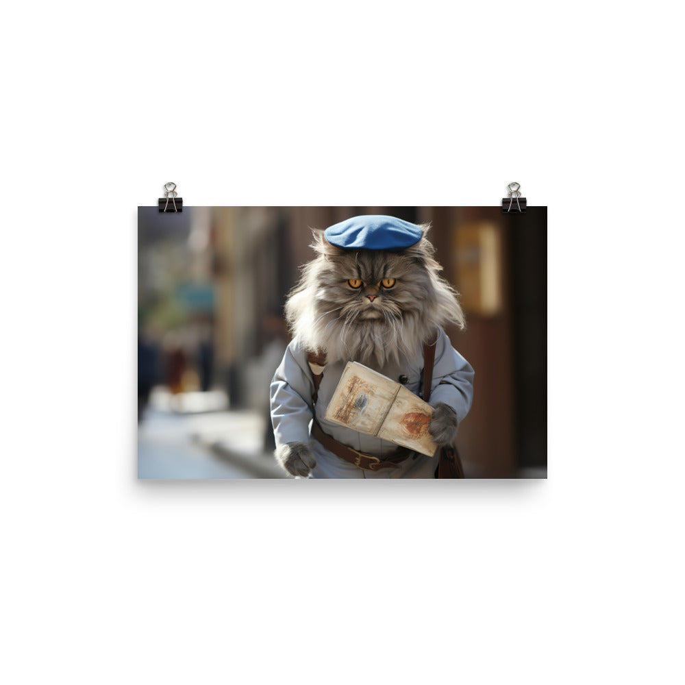 Persian Mail Carrier Photo paper poster - PosterfyAI.com