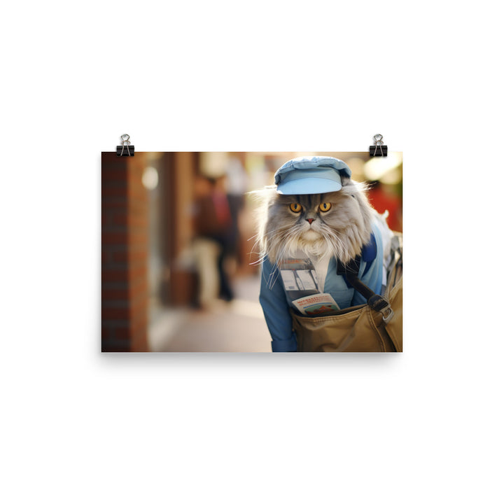 Persian Mail Carrier Photo paper poster - PosterfyAI.com