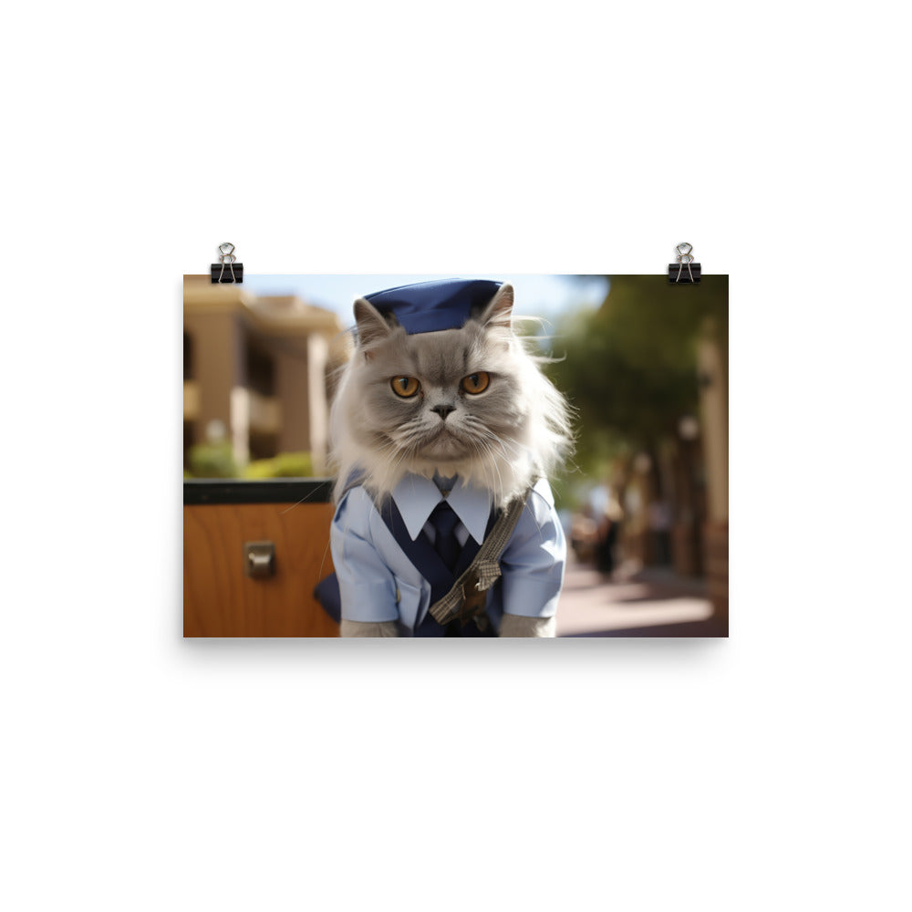 Persian Mail Carrier Photo paper poster - PosterfyAI.com