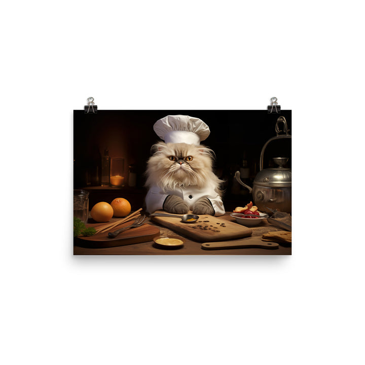 Persian Chef Photo paper poster - PosterfyAI.com