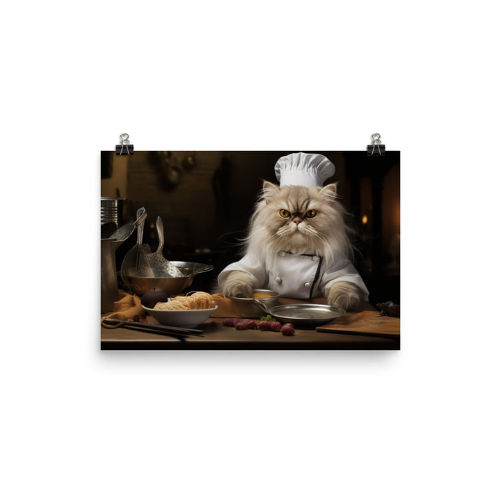 Persian Chef Photo paper poster - PosterfyAI.com