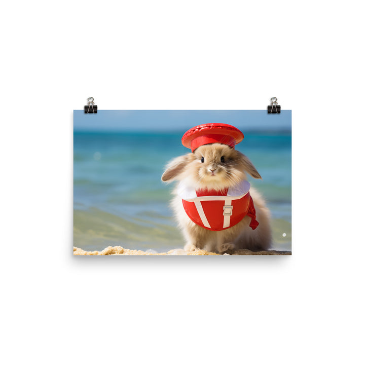 Lionhead Lifeguard Photo paper poster - PosterfyAI.com