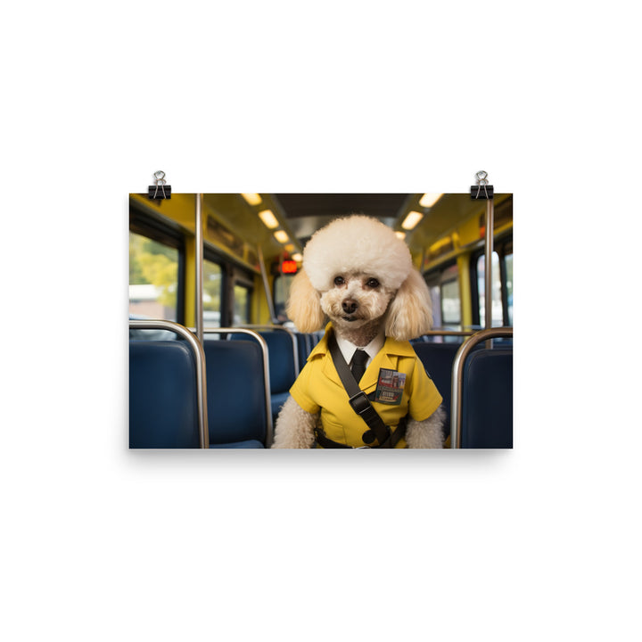 Poodle Transit Operator Photo paper poster - PosterfyAI.com