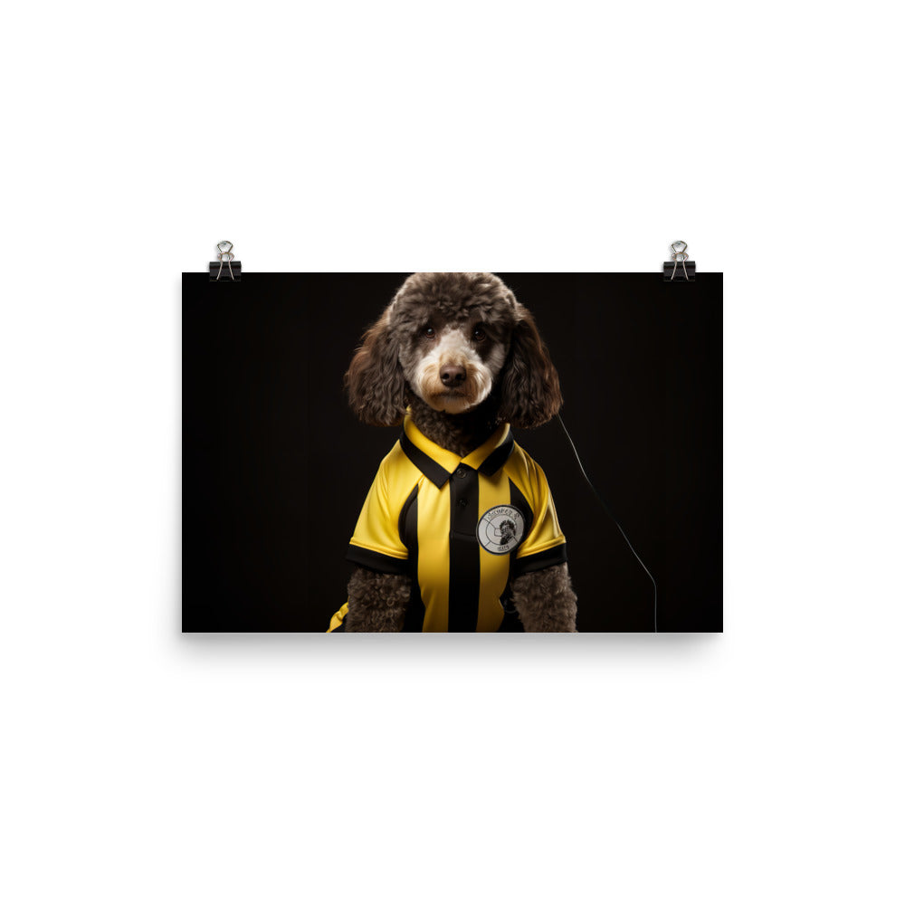 Poodle Referee Photo paper poster - PosterfyAI.com