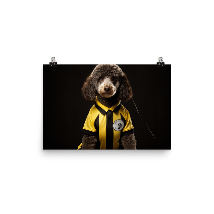 Poodle Referee Photo paper poster - PosterfyAI.com