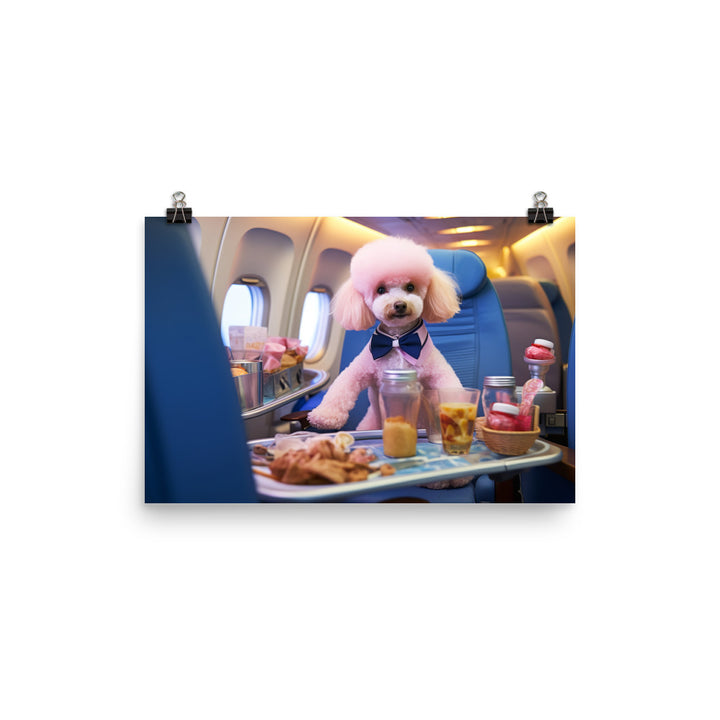 Poodle Cabin Crew Photo paper poster - PosterfyAI.com