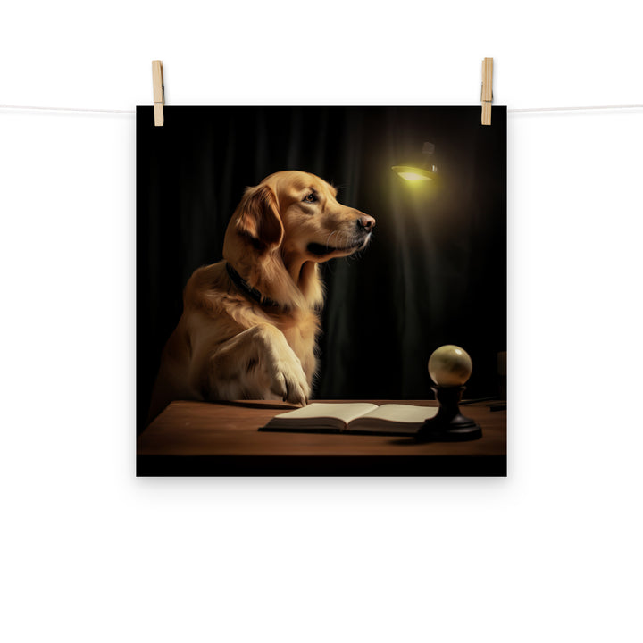 Golden Retriever Photo paper poster - PosterfyAI.com