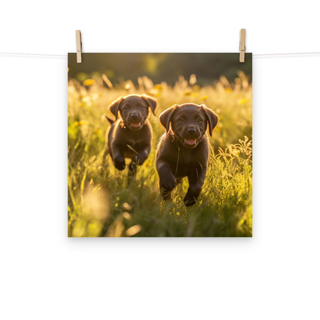 Labrador Retriever Photo paper poster - PosterfyAI.com