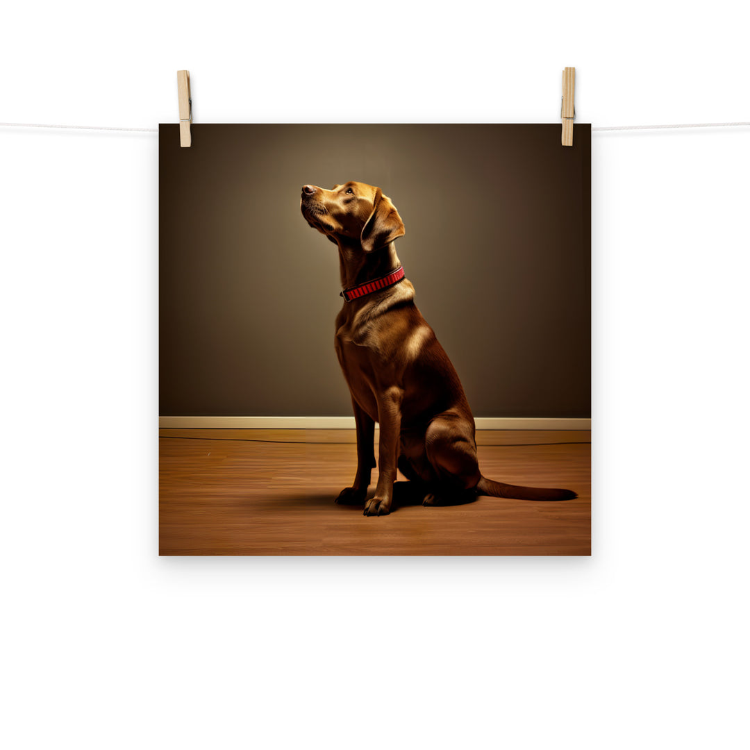 Labrador Retriever Photo paper poster - PosterfyAI.com