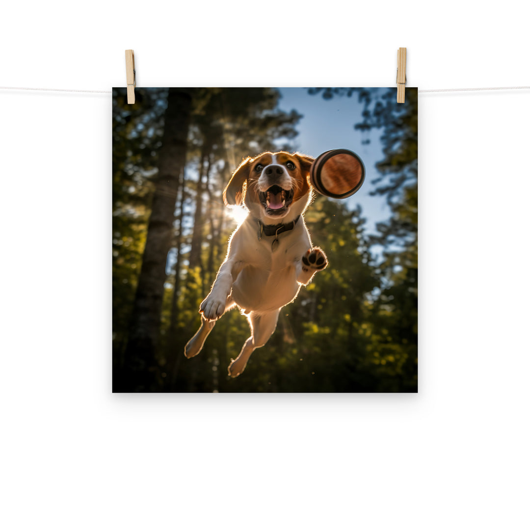 Beagle Photo paper poster - PosterfyAI.com