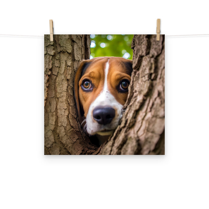 Beagle Photo paper poster - PosterfyAI.com