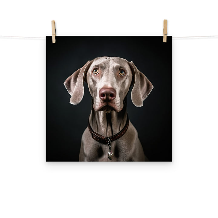 Weimaraner Photo paper poster - PosterfyAI.com