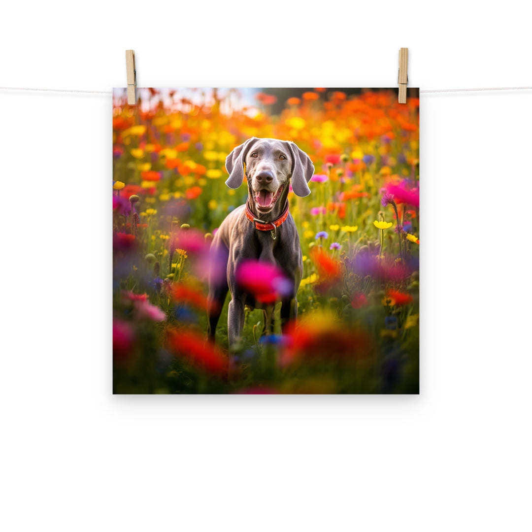 Weimaraner Photo paper poster - PosterfyAI.com