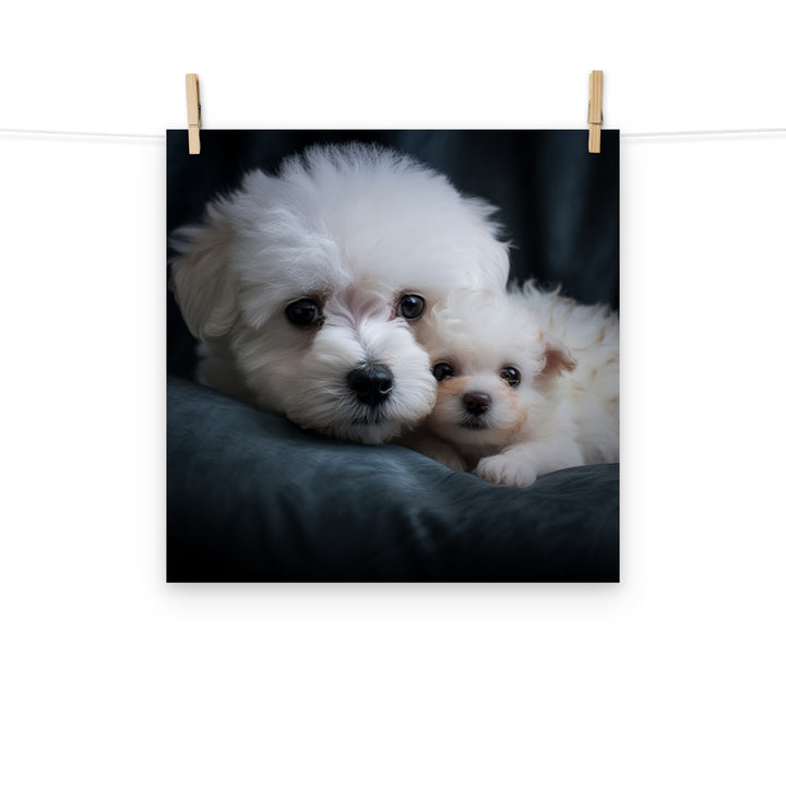 Bichon Frise Photo paper poster - PosterfyAI.com