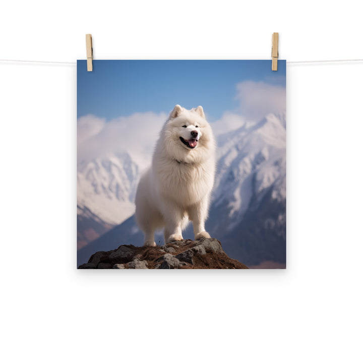 Samoyed Photo paper poster - PosterfyAI.com