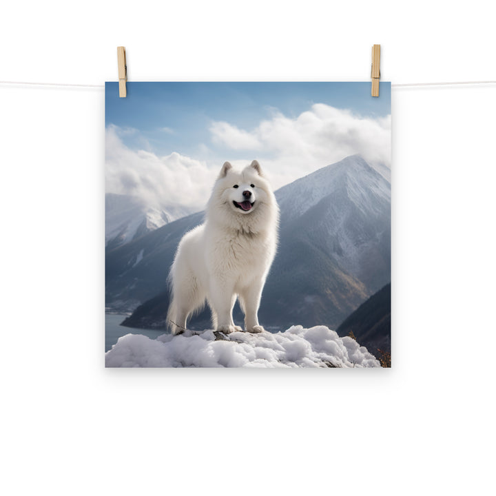 Samoyed Photo paper poster - PosterfyAI.com