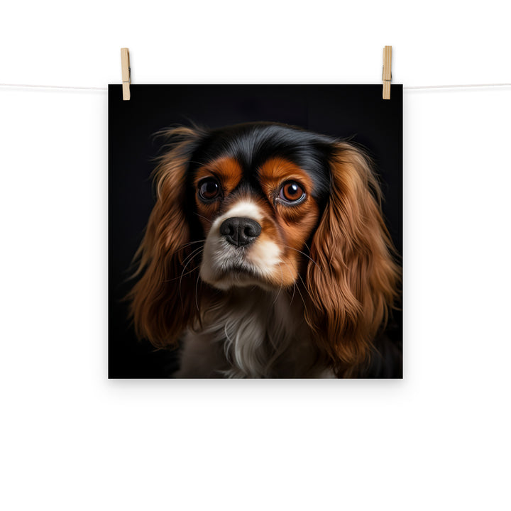 Cavalier King Charles Photo paper poster - PosterfyAI.com