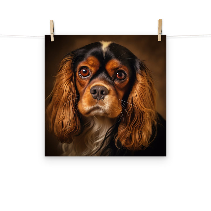 Cavalier King Charles Photo paper poster - PosterfyAI.com