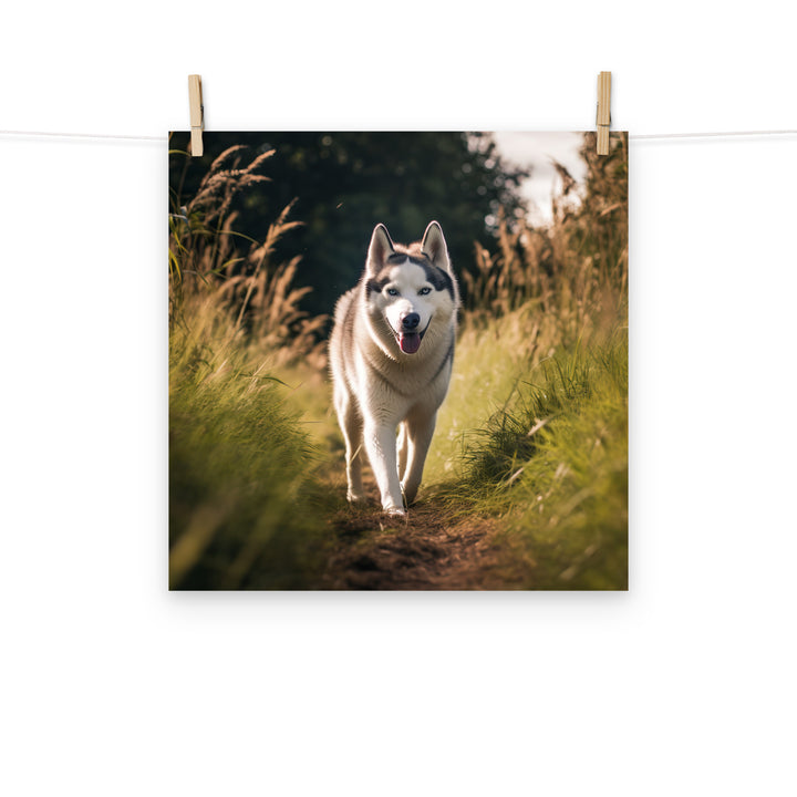 Siberian Husky Photo paper poster - PosterfyAI.com