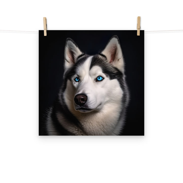 Siberian Husky Photo paper poster - PosterfyAI.com