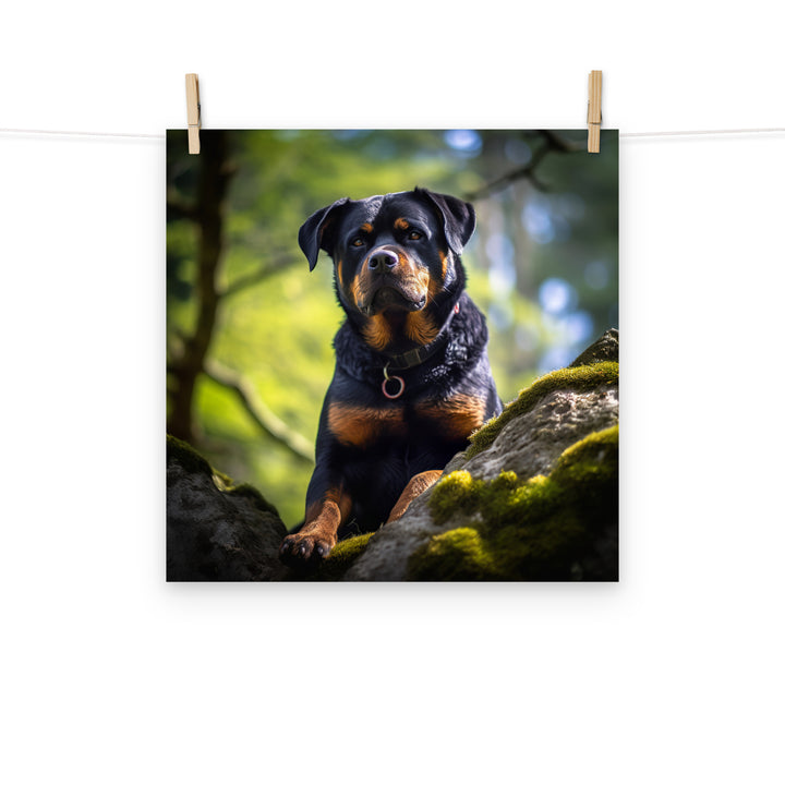 Rottweiler Photo paper poster - PosterfyAI.com