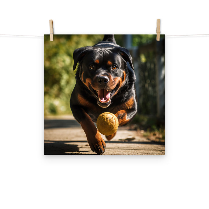 Rottweiler Photo paper poster - PosterfyAI.com