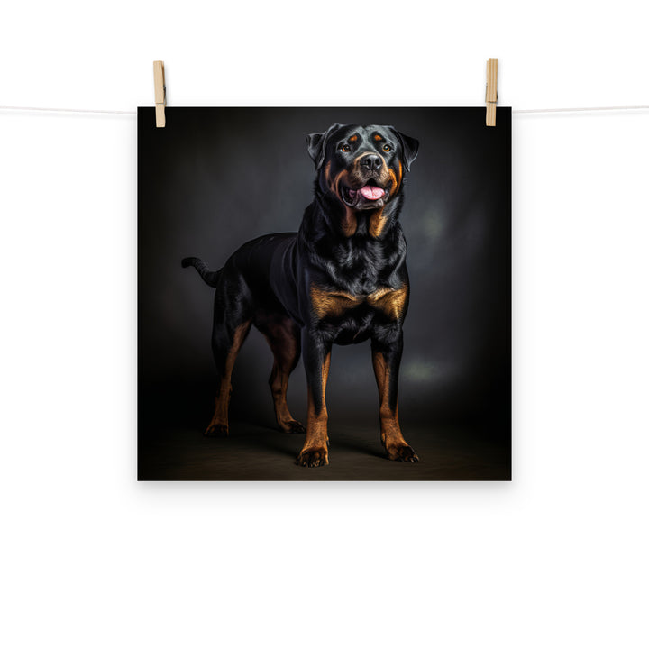 Rottweiler Photo paper poster - PosterfyAI.com