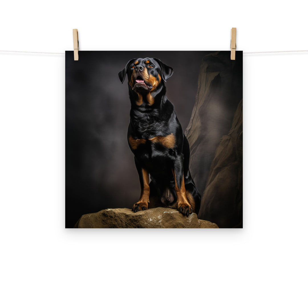 Rottweiler Photo paper poster - PosterfyAI.com