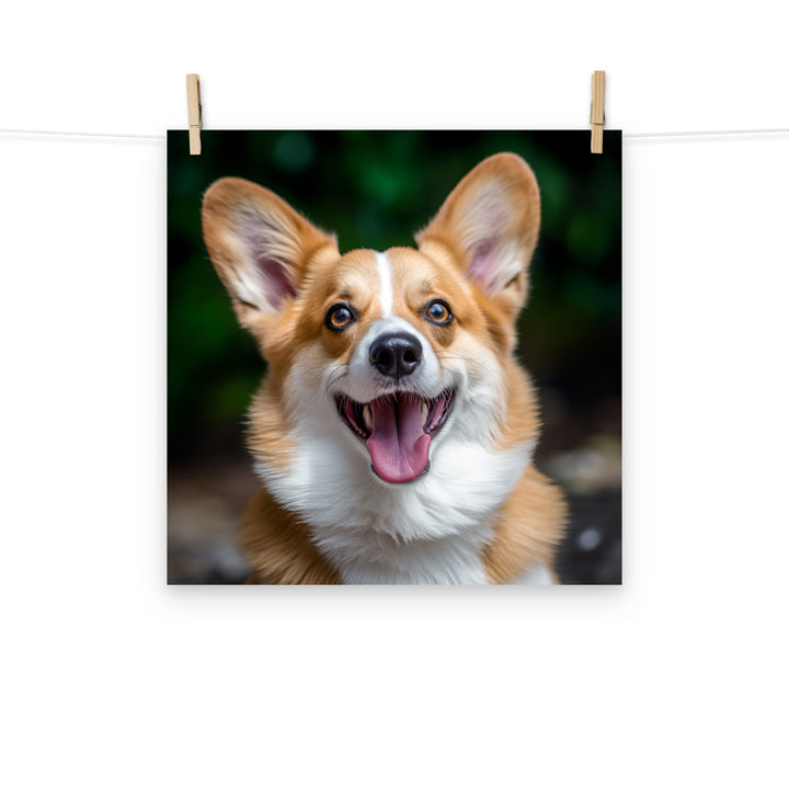 Welsh Corgi Photo paper poster - PosterfyAI.com