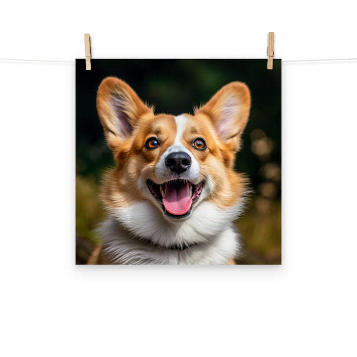 Welsh Corgi Photo paper poster - PosterfyAI.com