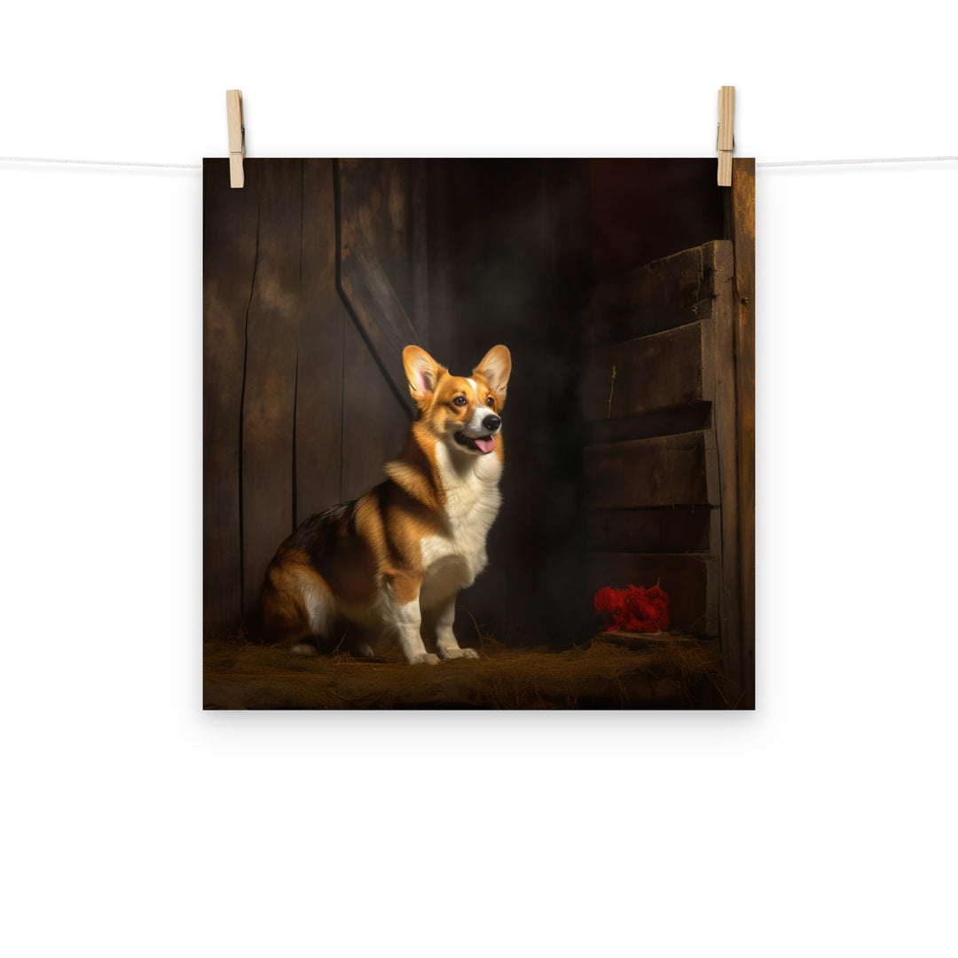 Welsh Corgi Photo paper poster - PosterfyAI.com