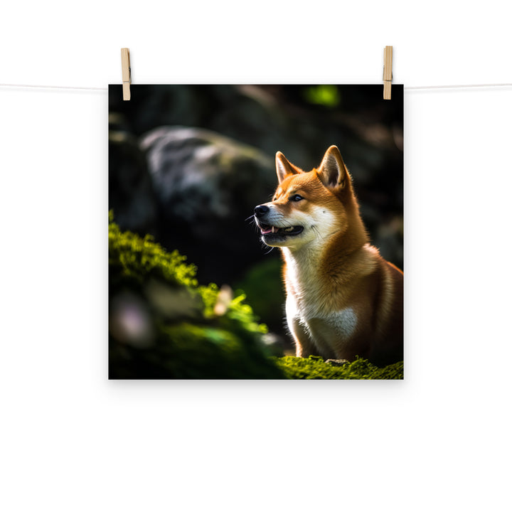 Shiba Inu Photo paper poster - PosterfyAI.com