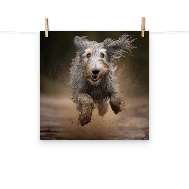 Scottish Deerhound Photo paper poster - PosterfyAI.com