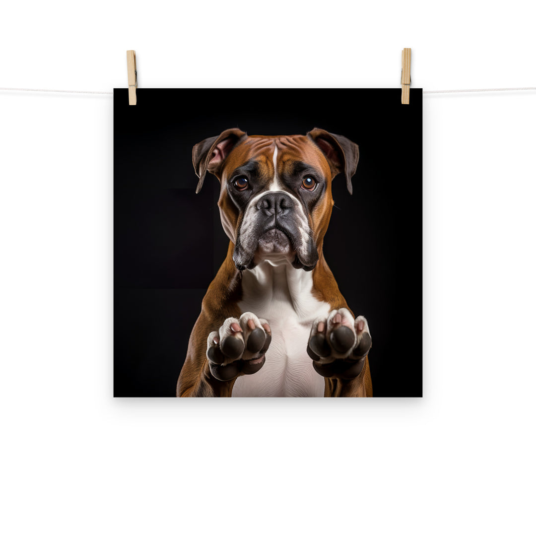 Boxer Photo paper poster - PosterfyAI.com