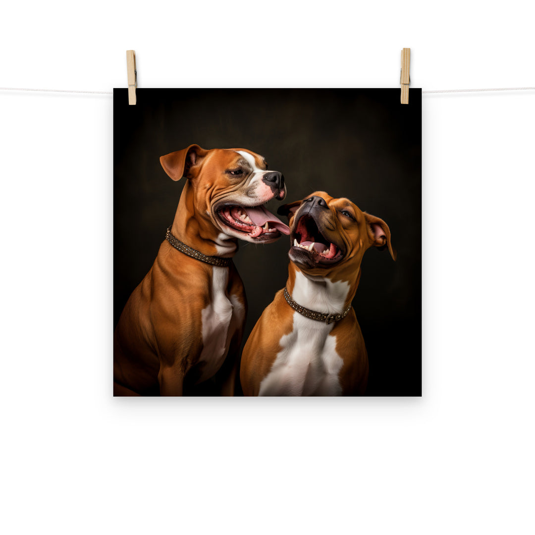 Boxer Photo paper poster - PosterfyAI.com