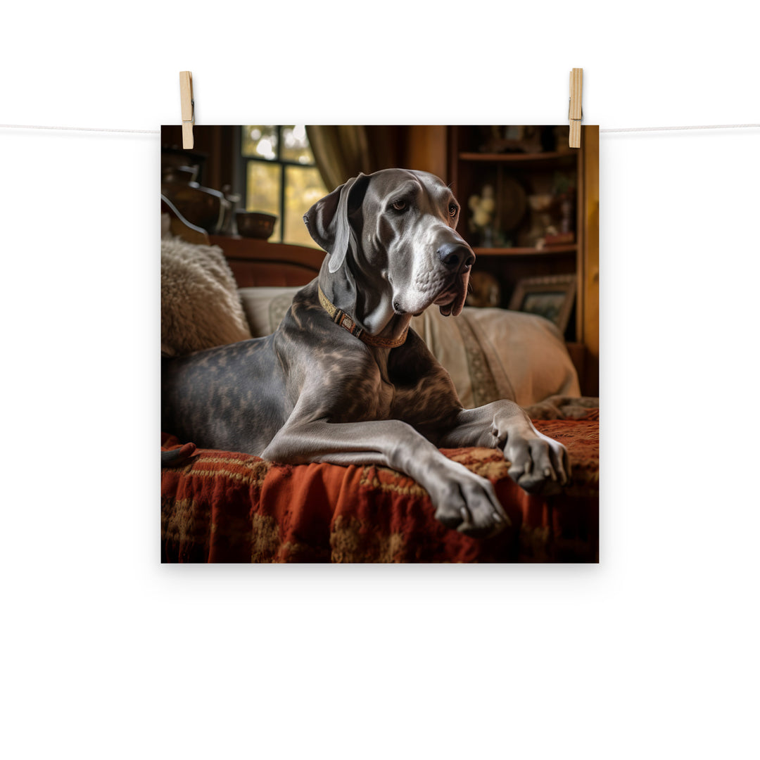 Great Dane Photo paper poster - PosterfyAI.com