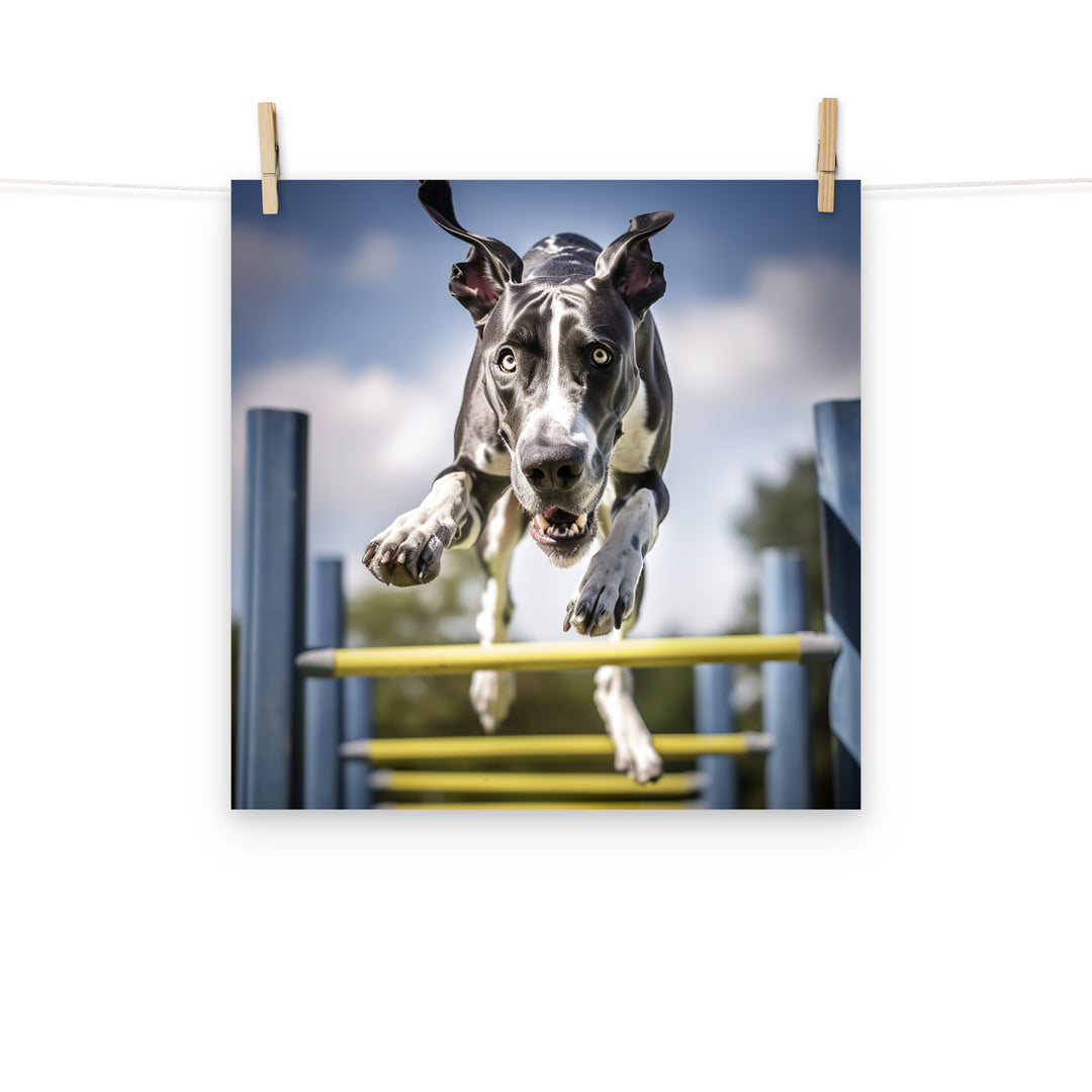 Great Dane Photo paper poster - PosterfyAI.com