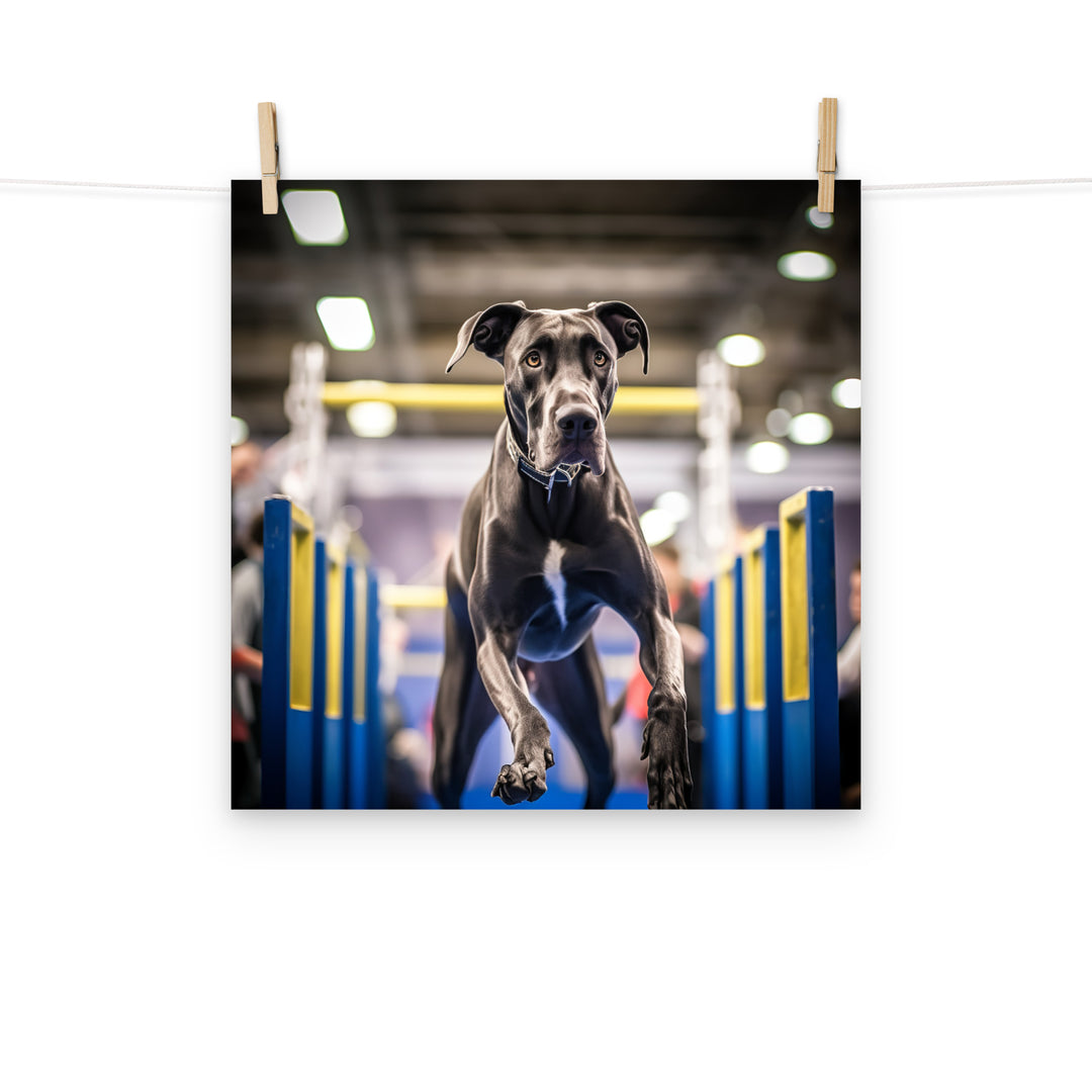 Great Dane Photo paper poster - PosterfyAI.com