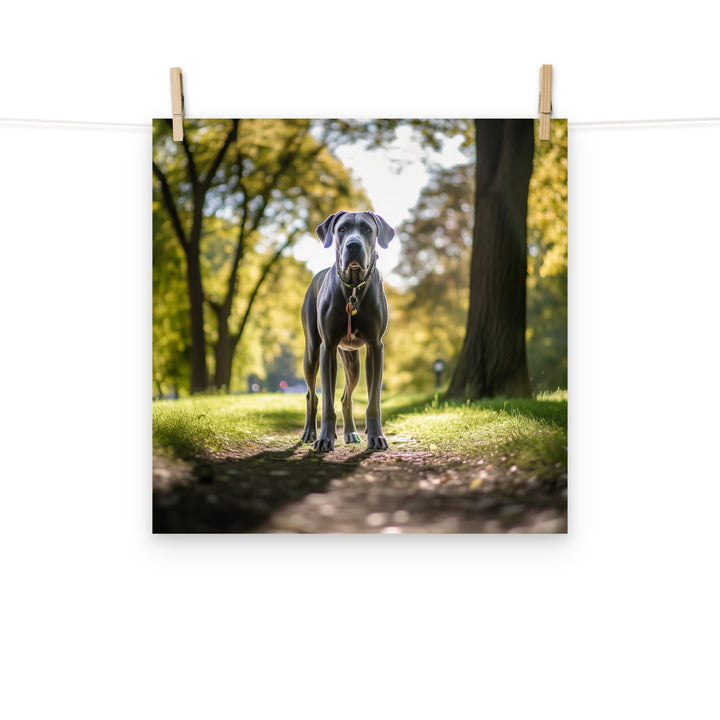 Great Dane Photo paper poster - PosterfyAI.com