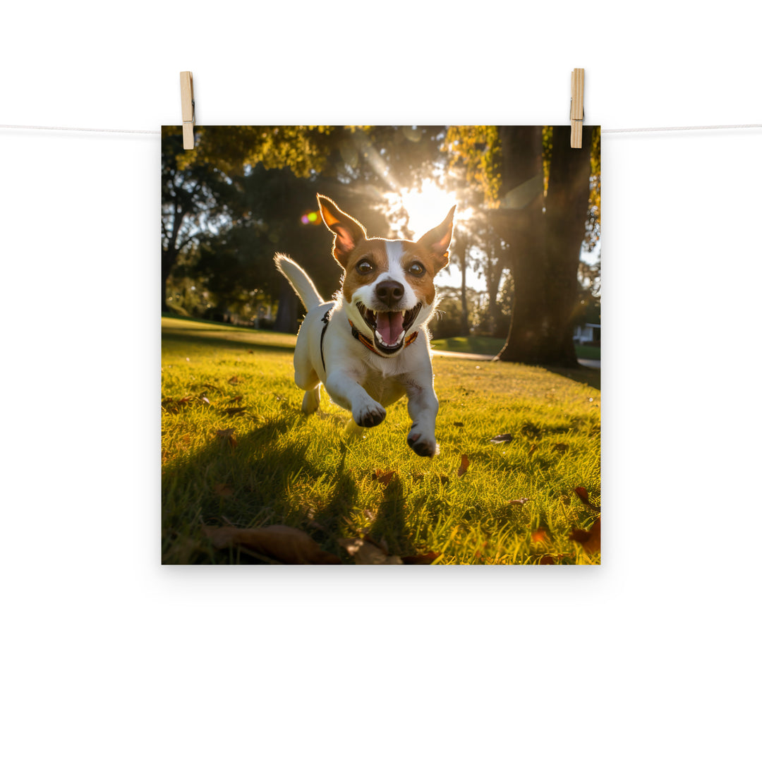 Jack Russell Terrier Photo paper poster - PosterfyAI.com