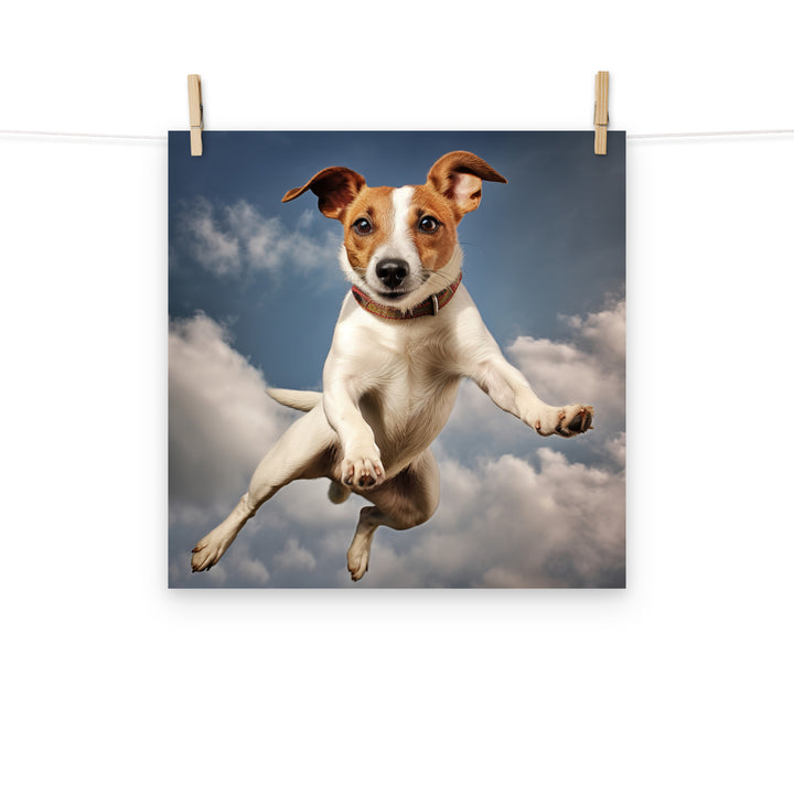 Jack Russell Terrier Photo paper poster - PosterfyAI.com